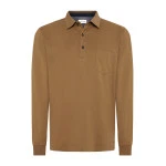 Pierre Cardin Polo Lange Mouw | Camel | www.pietkoopmans.nl