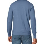 Pierre Cardin Trui Merino Wol | Lichtblauw | www.pietkoopmans.nl