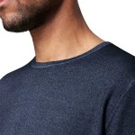 Pierre Cardin Trui Merino Wol | Blauw | www.pietkoopmans.nl