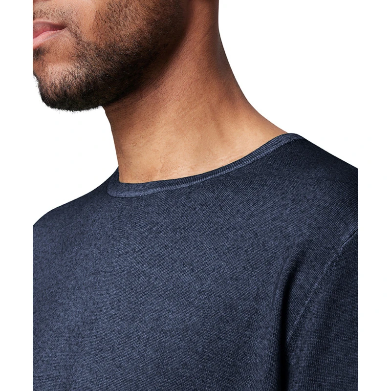 Pierre Cardin Trui Merino Wol | Blauw | www.pietkoopmans.nl