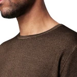 Pierre Cardin Trui Merino Wol | Donkerbruin | www.pietkoopmans.nl