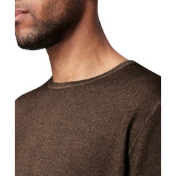 Pierre Cardin Trui Merino Wol | Donkerbruin