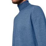 Pierre Cardin Merinowol Heren Col | Lichtblauw