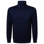 Pierre Cardin Merinowol Coltrui | Donkerblauw | www.pietkoopmans.nl