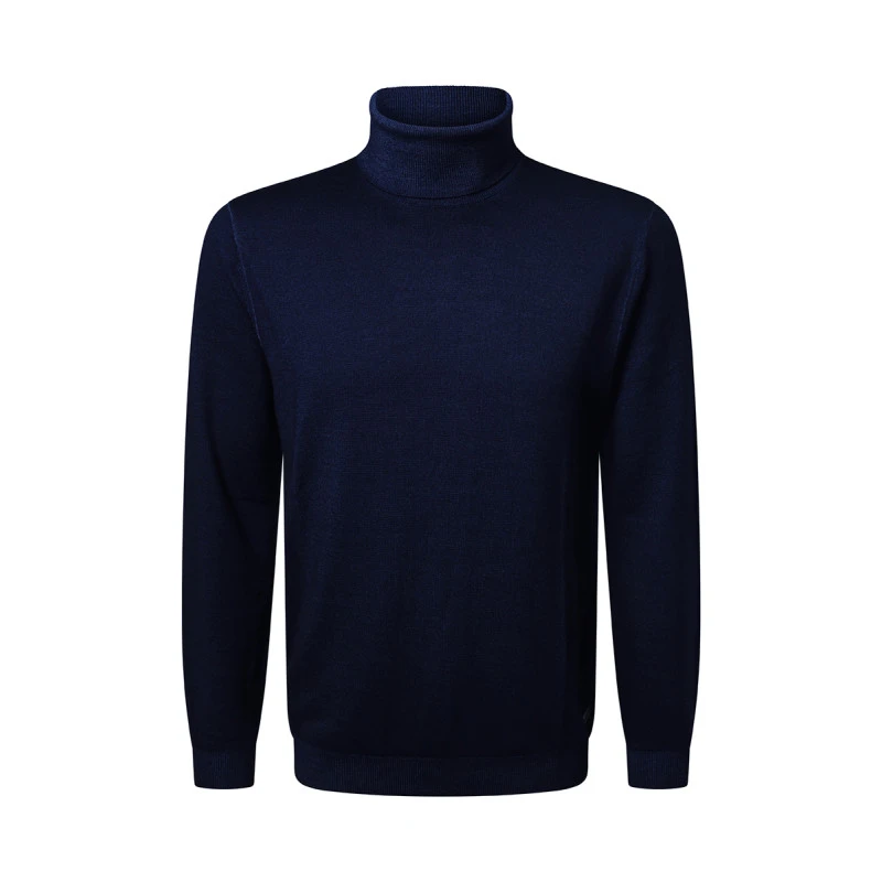 Pierre Cardin Merinowol Coltrui | Donkerblauw | www.pietkoopmans.nl