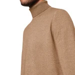 Pierre Cardin Merinowol Heren Col | Camel