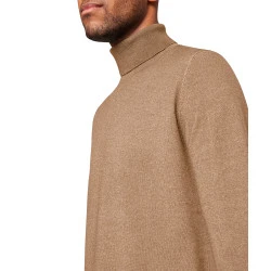 Pierre Cardin Merinowol Heren Col | Camel
