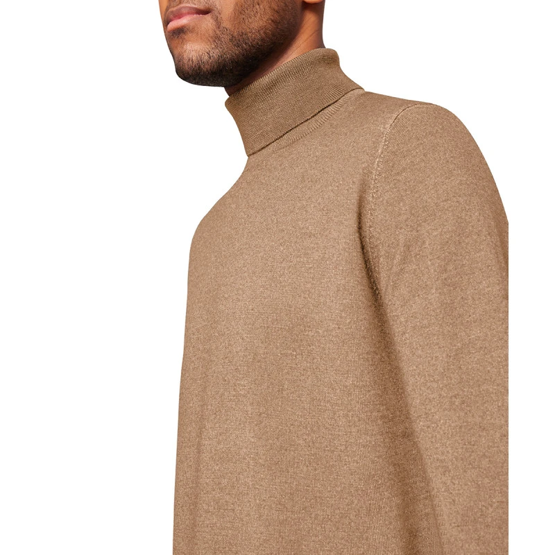 Pierre Cardin Merinowol Heren Col | Camel