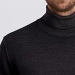 Pierre Cardin Merinowol Coltrui | Donkerbruin | www.pietkoopmans.nl