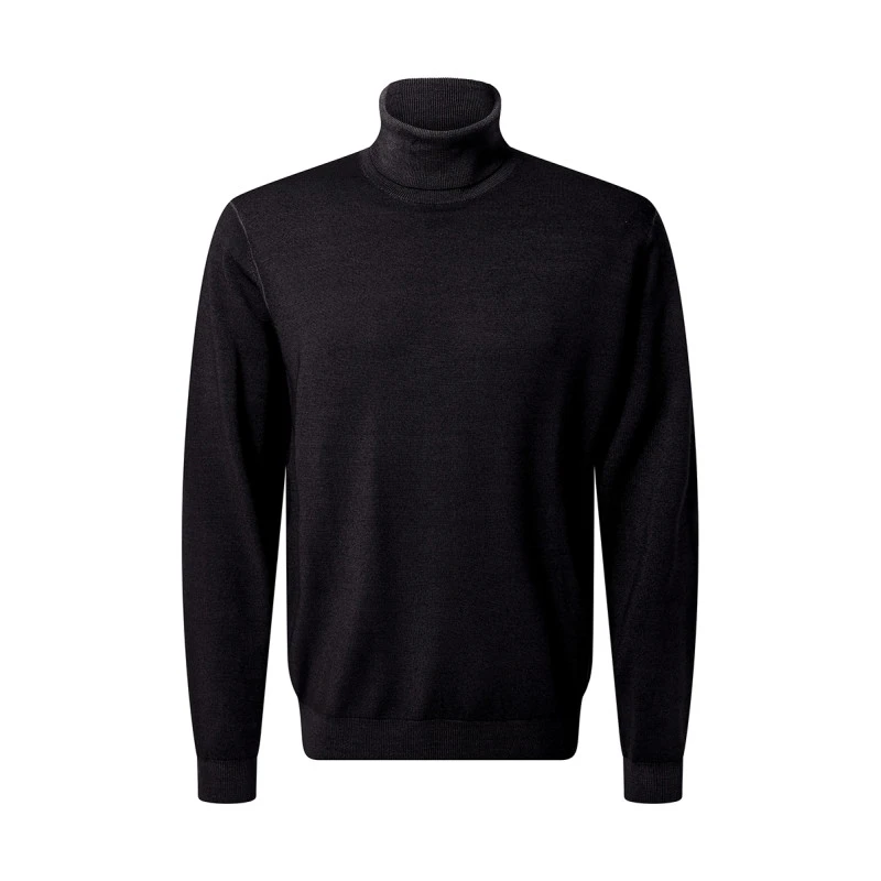 Pierre Cardin Merinowol Coltrui | Antraciet | www.pietkoopmans.nl