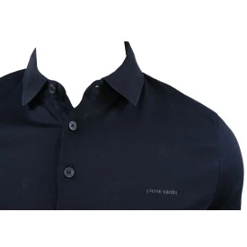 Pierre Cardin Polo Lange Mouwen | Donkerblauw