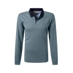 Pierre Cardin Polo Lange Mouwen | Zacht Groen Print | www.pietkoopmans.nl