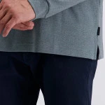 Pierre Cardin Polo Lange Mouwen | Zacht Groen Print | www.pietkoopmans.nl