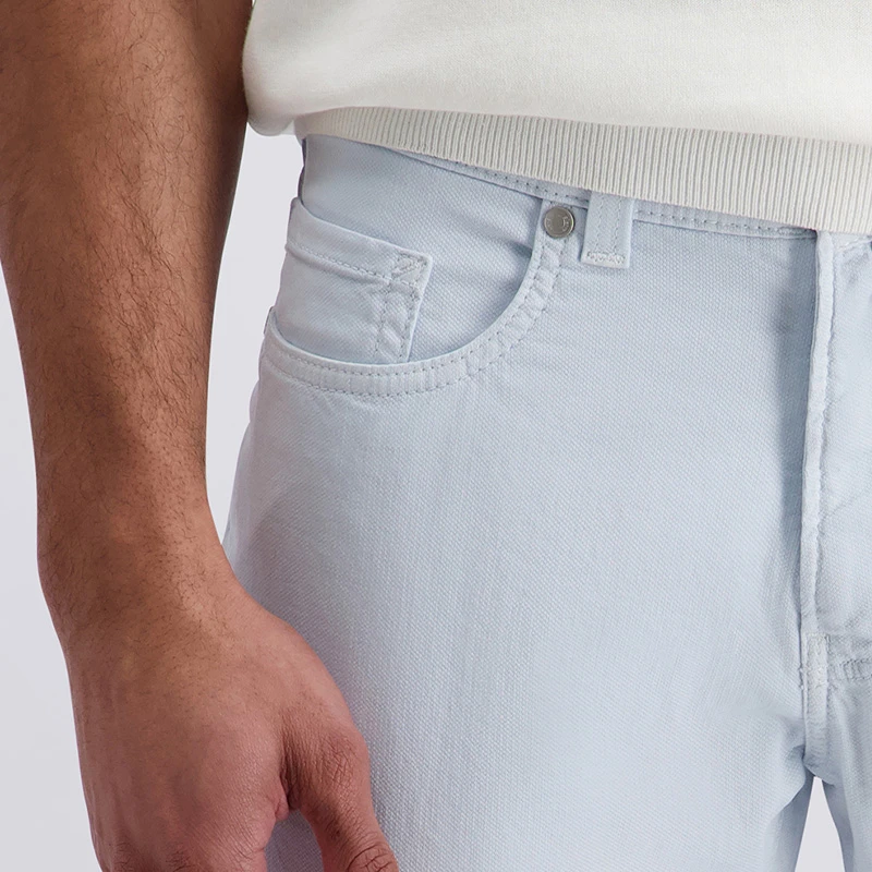 Pierre Cardin Zomer Broek | Lichtblauw | www.pietkoopmans.nl