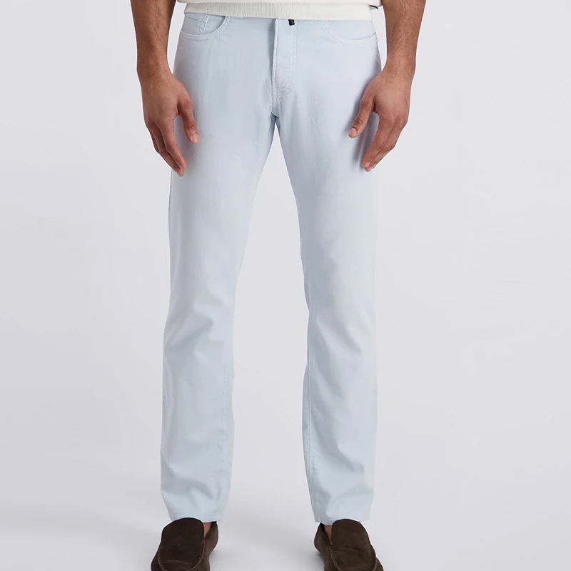 Pierre Cardin Zomer Broek | Lichtblauw | www.pietkoopmans.nl