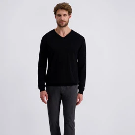 Pierre Cardin Trui Merino Wol | Zwart