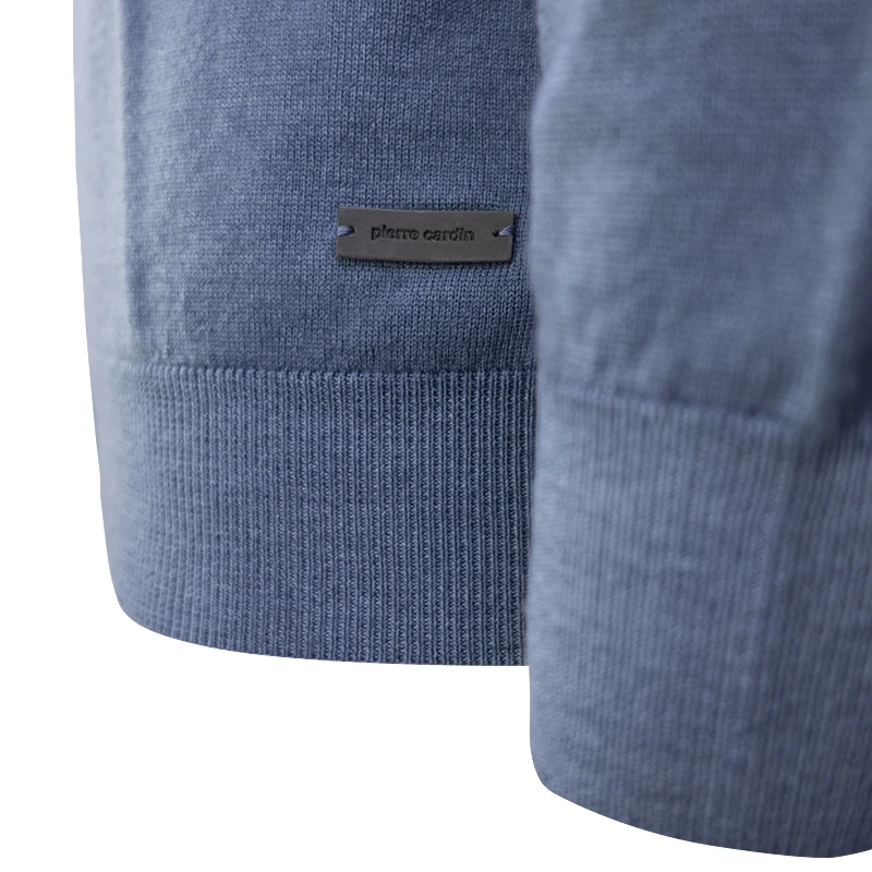 Pierre Cardin Merinowollen Vest | Jeans Blauw | www.pietkoopmans.nl