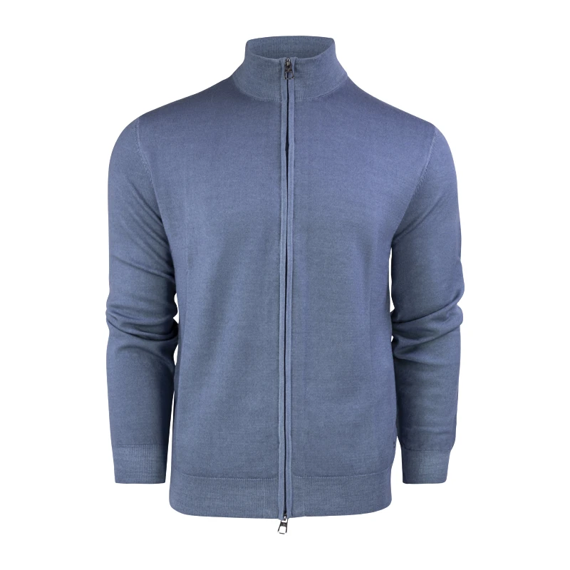 Pierre Cardin Merinowollen Vest | Jeans Blauw | www.pietkoopmans.nl