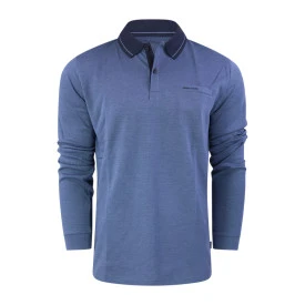 Pierre Cardin Polo Lange Mouwen | Jeans Print