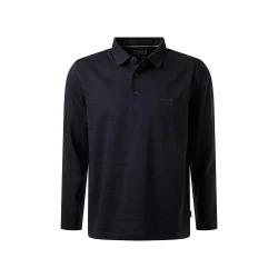 Pierre Cardin Polo Lange Mouwen | Blauwe Streep