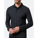 Pierre Cardin Polo Lange Mouwen | Groen Print | www.pietkoopmans.nl