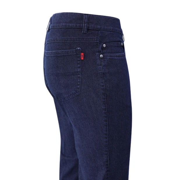 Pitcher 5-pocket Donker Jeans | Donkere Sticksel | www.pietkoopman.nl