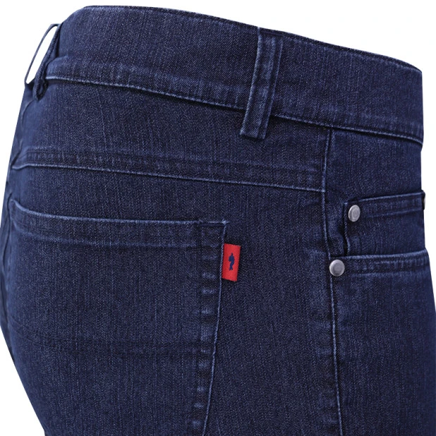 Pitcher 5-pocket Donker Jeans | Donkere Sticksel | www.pietkoopman.nl