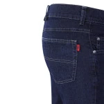Pitcher 5-pocket Donker Jeans | Lichte Sticksel | www.pietkoopman.nl