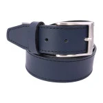 Leren Herenriem | Donkerblauw | www.pietkoopmans.nl
