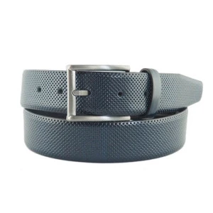 Klassieke Leren Riem | Perforatie Marine