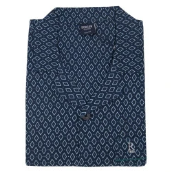 Robson Pyjama Jasje Flanel | Groen Gestipt