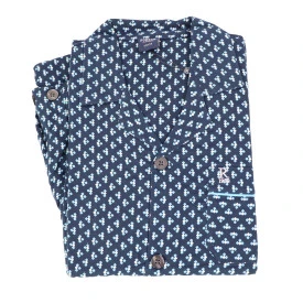 Robson Pyjama Flanel | Navy Print