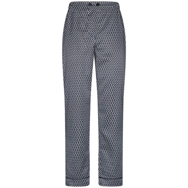 Robson Pyjama Satijn | Marine Chain | www.pietkoopmans.nl