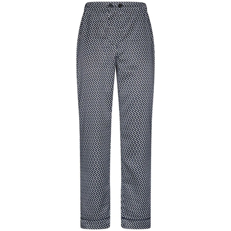 Robson Pyjama Satijn | Marine Chain | www.pietkoopmans.nl