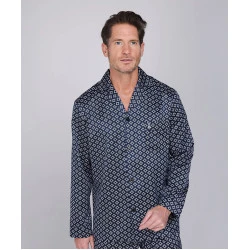 Robson Satijnen Pyjama | Marine