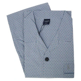 Robson Pyjama Knoop | Indigo Stip