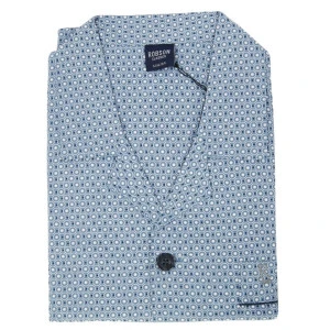 Robson Pyjama Jasje Poplin | Créme Stip