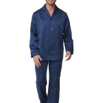 Robson Pyjama Satijn | Blauw