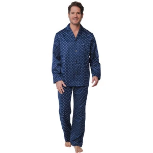 Robson Pyjama Satijn | Blauw
