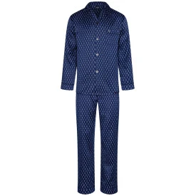 Robson Pyjama Satijn | Blauw