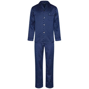 Robson Pyjama Satijn | Blauw