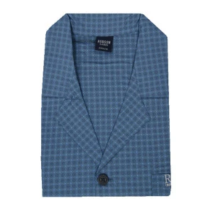 Robson Pyjama Jasje Poplin | Indigo Print