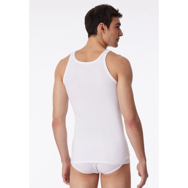 Schiesser hemd met fijne rib (2 pack) | www.pietkoopmans.nl