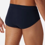 Schiesser Feinrib Slip Gulp Duo | Donkerblauw | www.pietkoopmans.nl