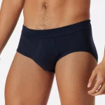 Schiesser Feinrib Slip Gulp Duo | Donkerblauw | www.pietkoopmans.nl