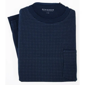 Schiesser Pyjama Tricot | Olijf Print
