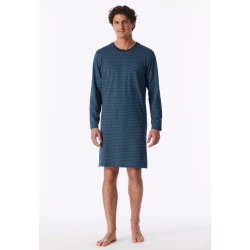 Schiesser Heren Nachthemd | Donkerblauw