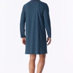 Schiesser Heren Nachthemd | Donkerblauw | www.pietkoopmans.nl