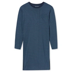Schiesser Heren Nachthemd | Donkerblauw