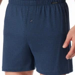 Schiesser Heren Boxershort | Donkerblauw met Print | www.pietkoopmans.nl